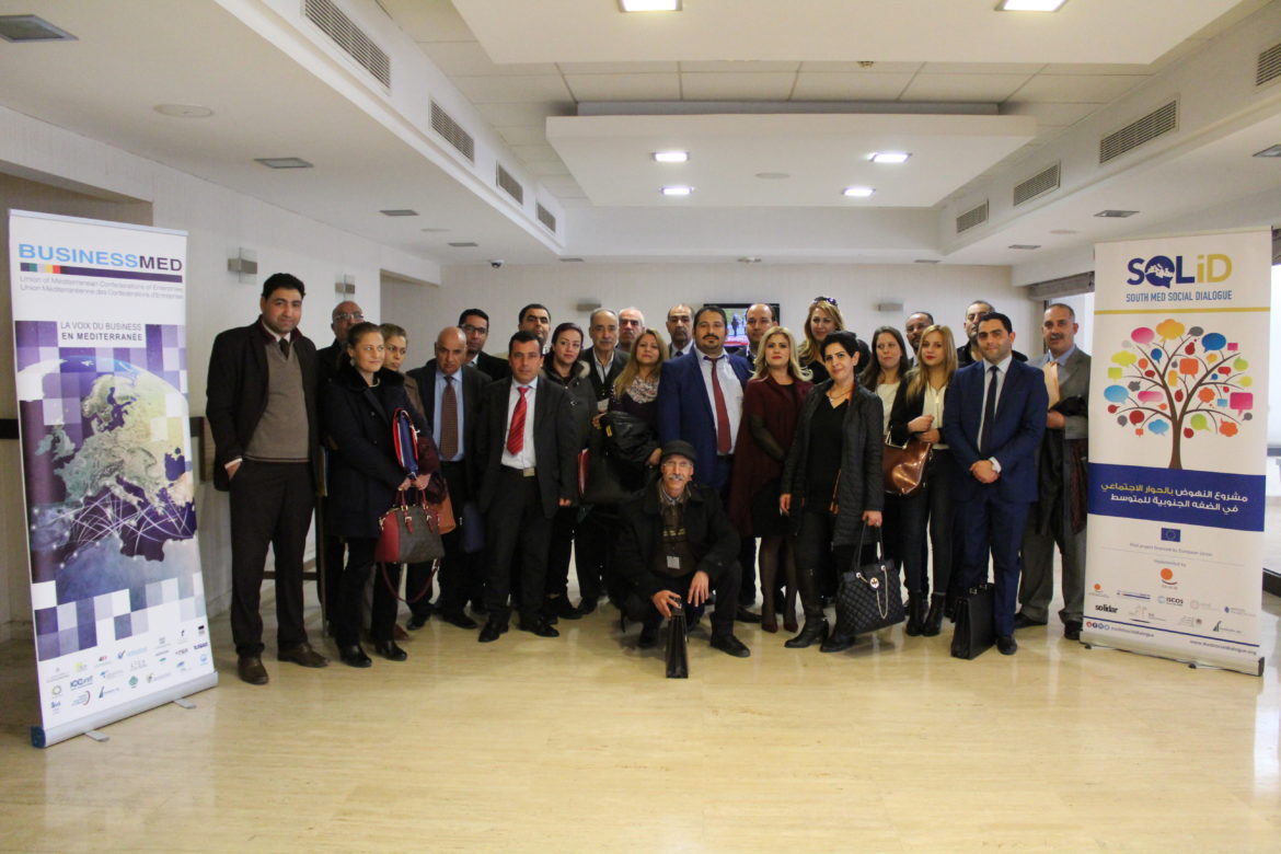 BUSINESSMED and UTICA organised two workshops on Social Dialogue and Local Governance System